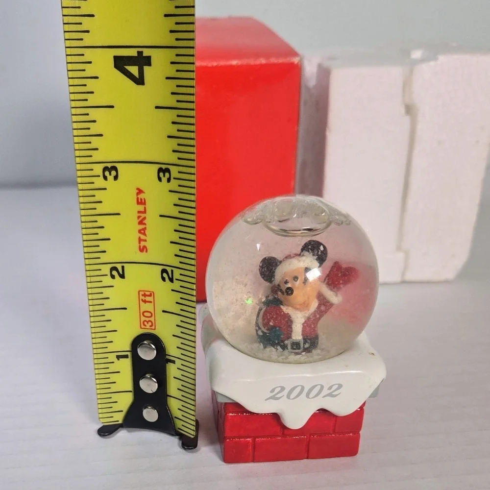Disney Mickey Mouse‎ Snow Globe 2002 JCPenney Christmas Chimney